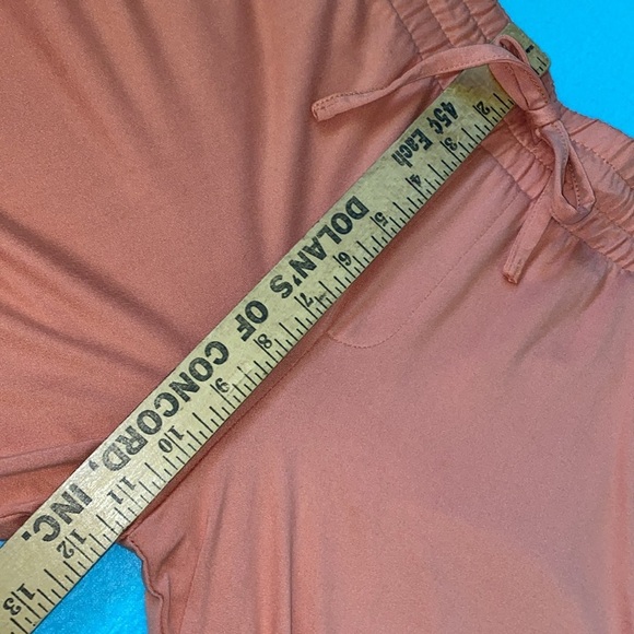 ANY BODY joggers lightweight elastic waistband drawstring coral NEW size M - Picture 10 of 14